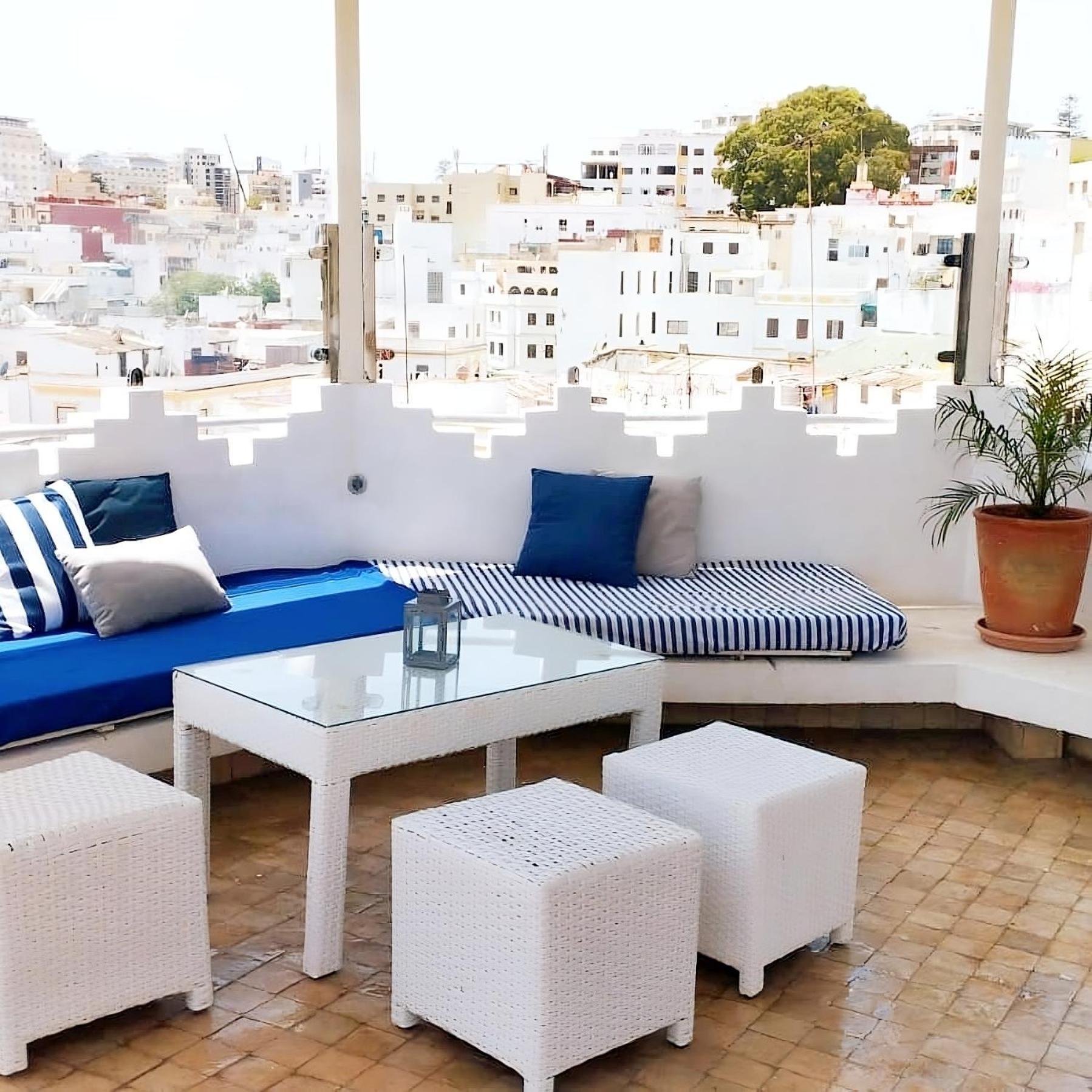 Maison Medina, Terrasse Panoramique, Vue Mer Tanger Exteriör bild